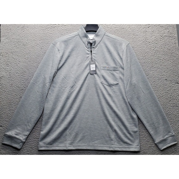 Greg Norman Collection Other - Greg Norman Golf 1/4 Zip Pullover Men Large Gray Performance Stretch G7F23XLK203